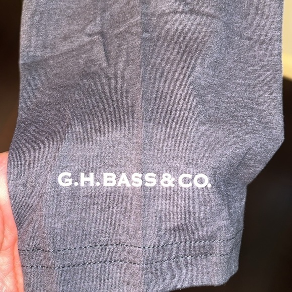 G.H Bass Performance Polo Long sleeve shirt Quick Dry Black UPF-50, size Medium - Picture 5 of 8